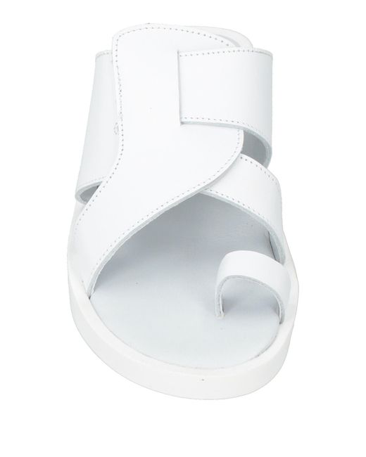 Felmini White Thong Sandal