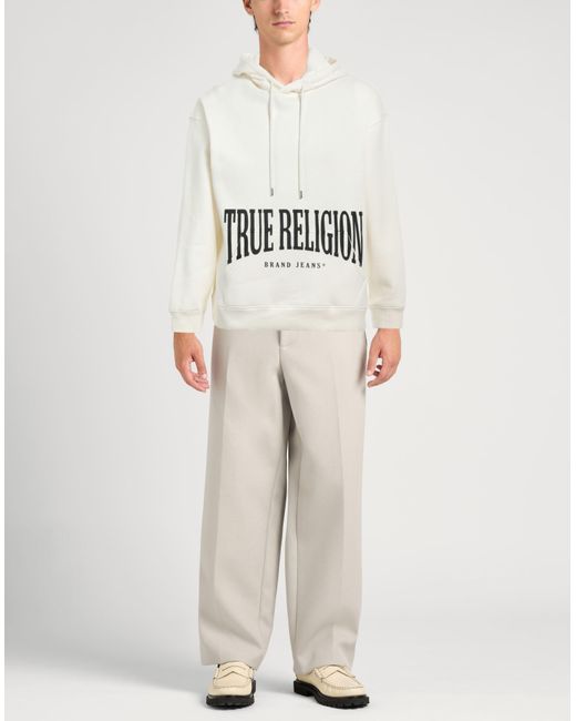 True Religion White Sweatshirt for men