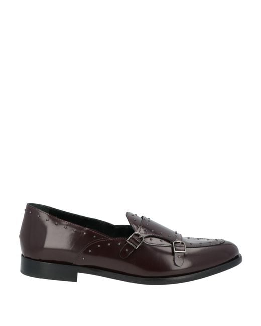UNCONVENTIONAL ROYAL Red Loafers Soft Leather for men