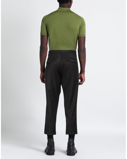 CHOICE Black Pants Polyester, Viscose, Elastane for men