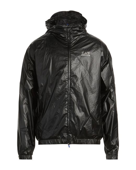 EA7 Black Jackets for men