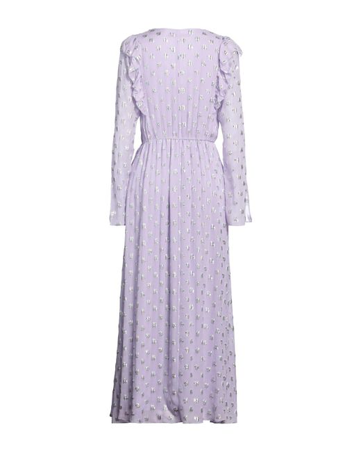 Karl Lagerfeld Purple Maxi Dress
