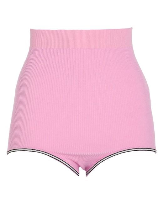 Jacquemus Pink Shorts & Bermuda Shorts Virgin Wool, Polyamide