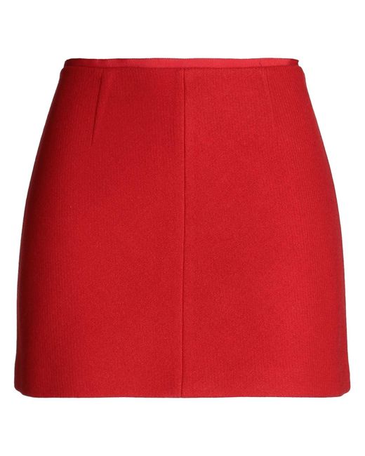 MAX&Co. Red Mini Skirt