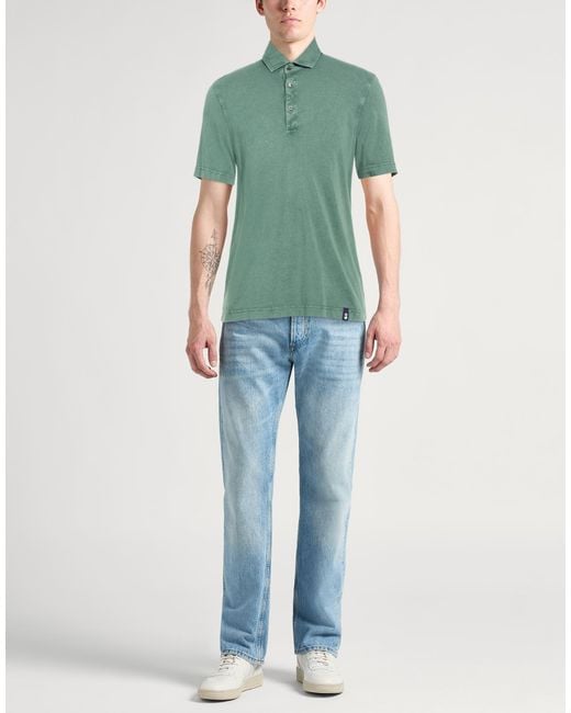 Drumohr Green Polo Shirt for men