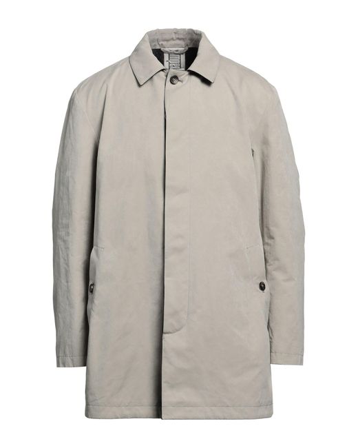 L'IMPERMEABILE Gray Overcoat & Trench Coat for men