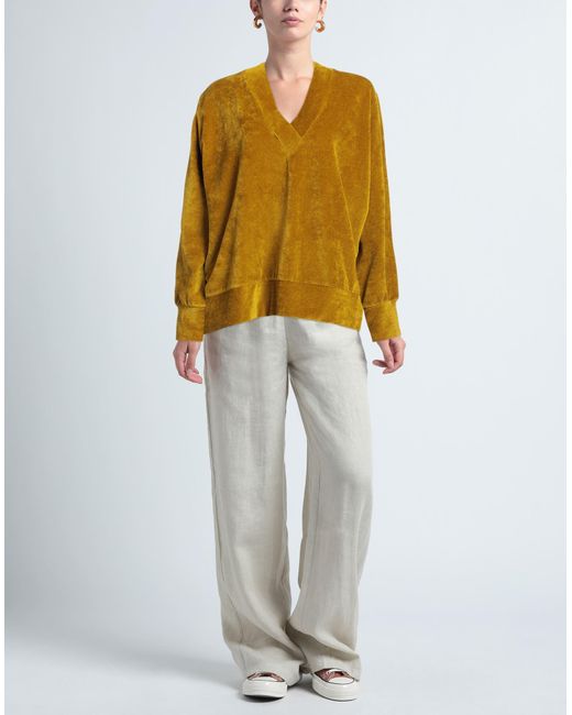 Majestic Filatures Yellow Sweatshirt