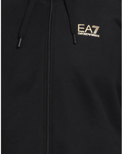 EA7 Black Sweatshirts for men
