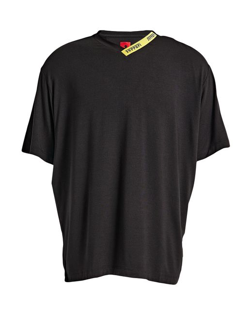 Ferrari Black T-shirt for men