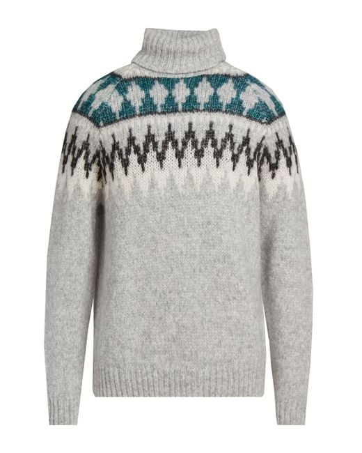 Moorer Gray Turtlenecks for men