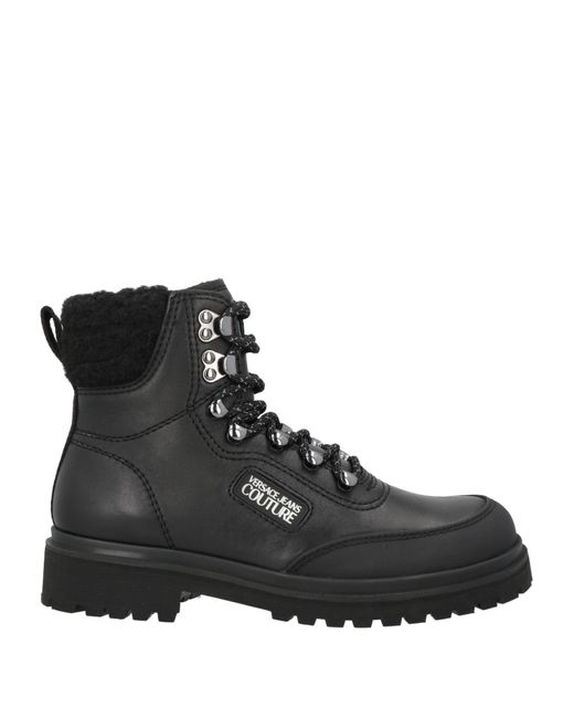 Versace Jeans Couture Black Ankle Boots for men