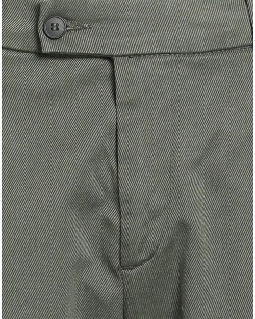 BRO-SHIP Gray Pants Cotton, Polyester, Elastane for men