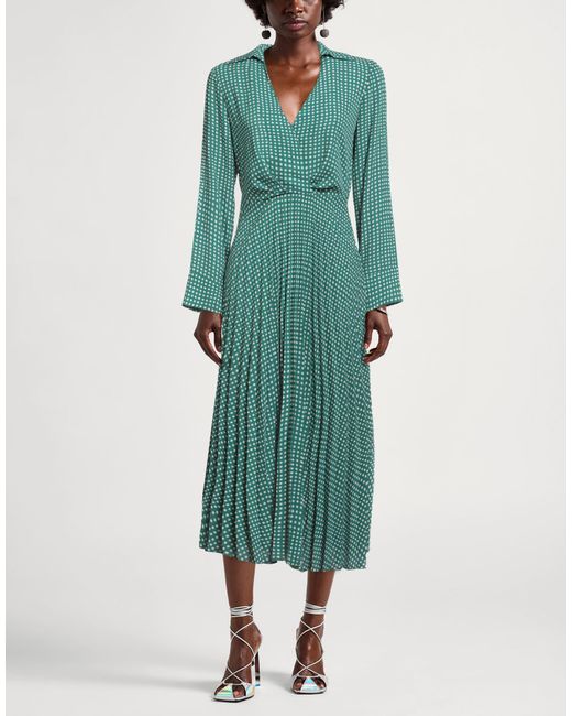 Attic And Barn Green Midi Dresses