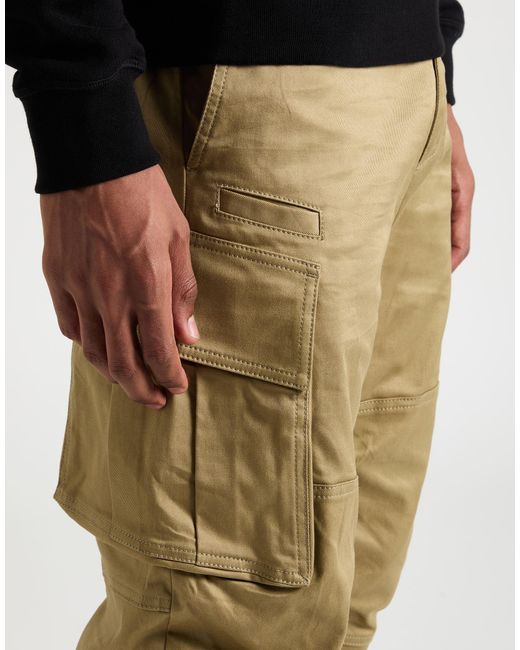 DSquared² Natural Khaki Pants Cotton, Elastane for men