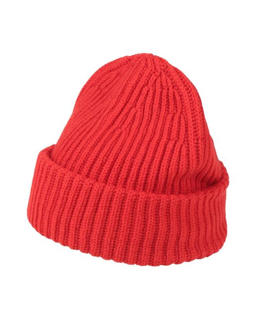 Paolo Pecora Red Tomato Hat Virgin Wool for men