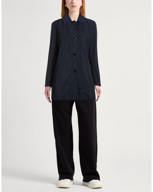 Paltò Blue Diletta Lize Overcoat & Trench Coat Polyester, Cotton