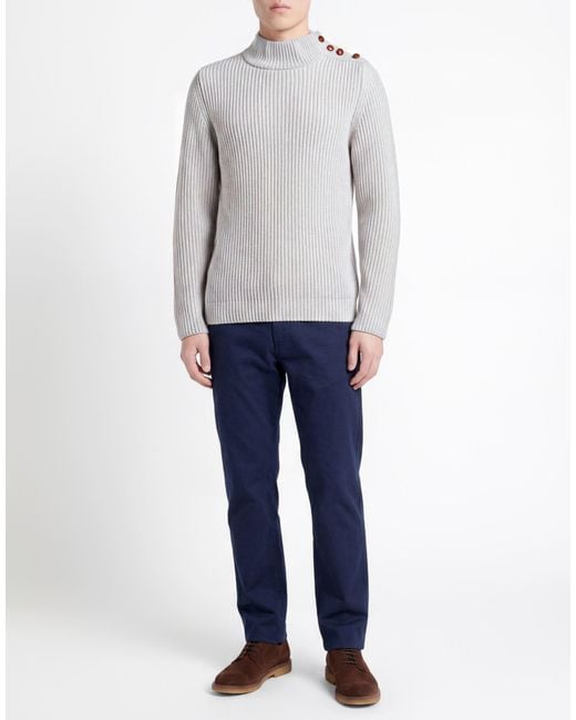 Zanone White By Slowear Turtleneck Virgin Wool for men