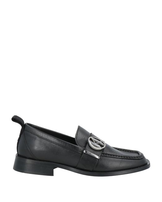 Karl Lagerfeld Black Loafers Leather