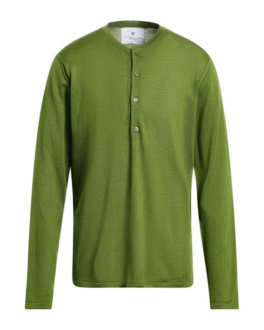 Seven Gauge Green Sweaters for men