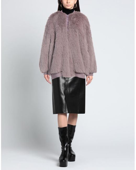 Soallure Purple Shearling & Teddy