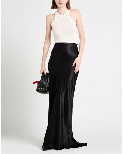 Ann Demeulemeester Black Maxi Skirt
