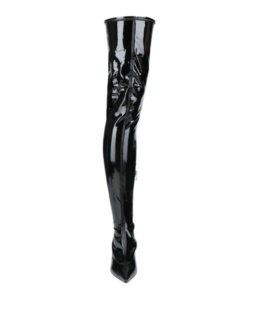 Sergio Rossi Black Boot Leather