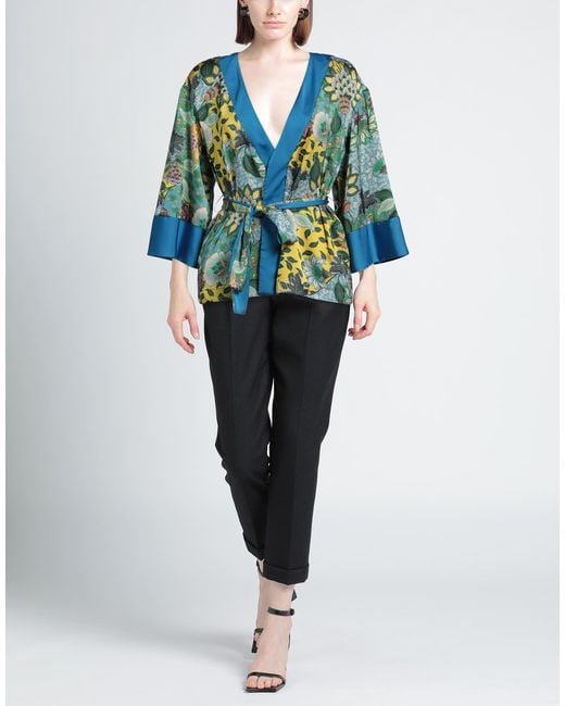 SIMONA CORSELLINI Blue Top Polyester