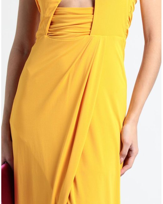 Patrizia Pepe Yellow Maxi Dress