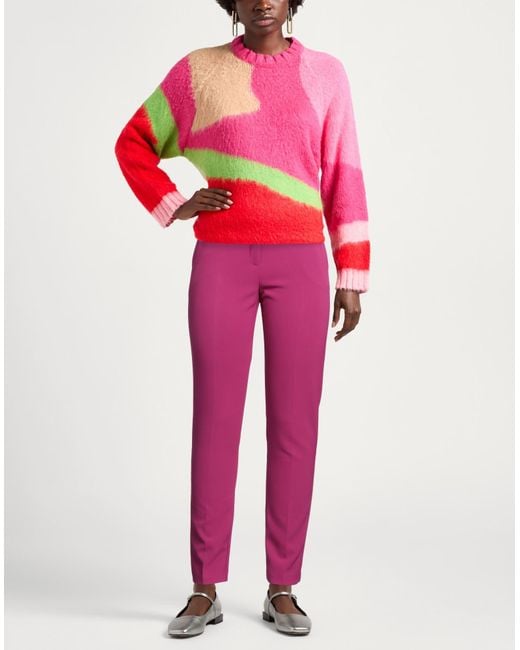 Liu Jo Pink Pants Polyester, Elastane