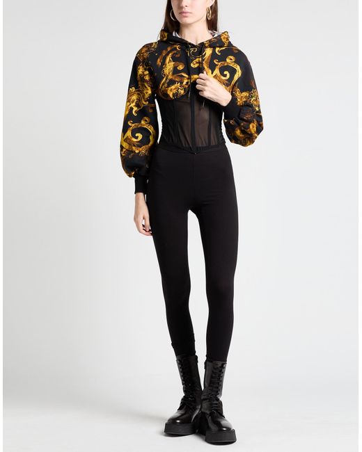 Versace Jeans Couture Black Sweatshirt Cotton