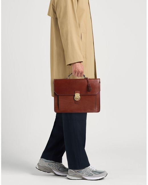The Bridge Red Handbag for men