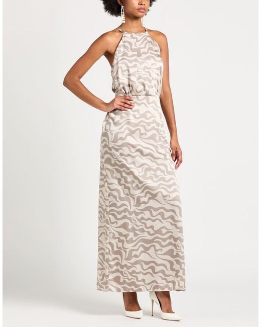 Marella White Maxi Dress Polyester