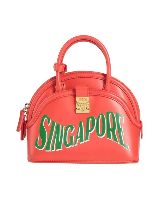 MCM Red Handbag
