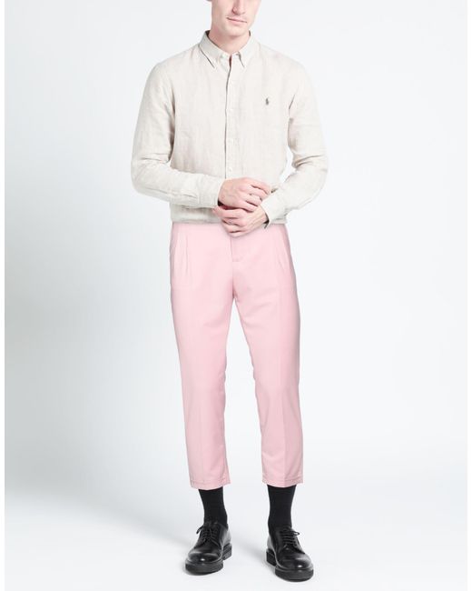 Daniele Alessandrini Pink Pants for men