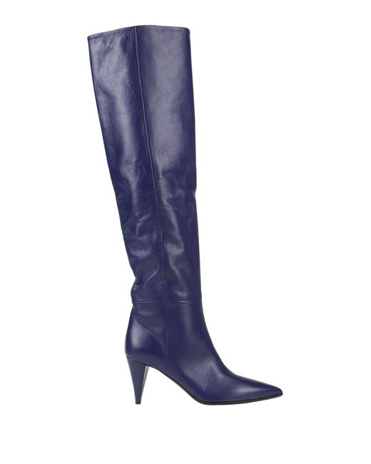 Strategia Blue Knee Boots
