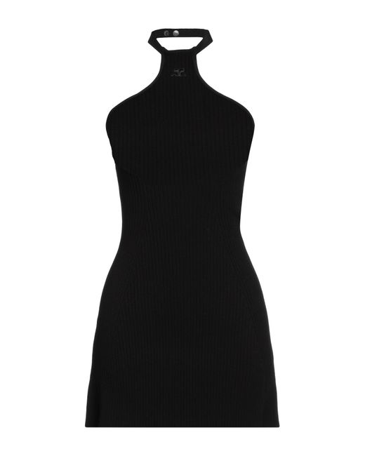 Courreges Black Mini Dress