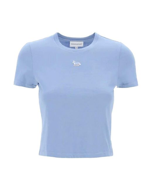 T-shirt Maison Kitsuné en coloris Blue
