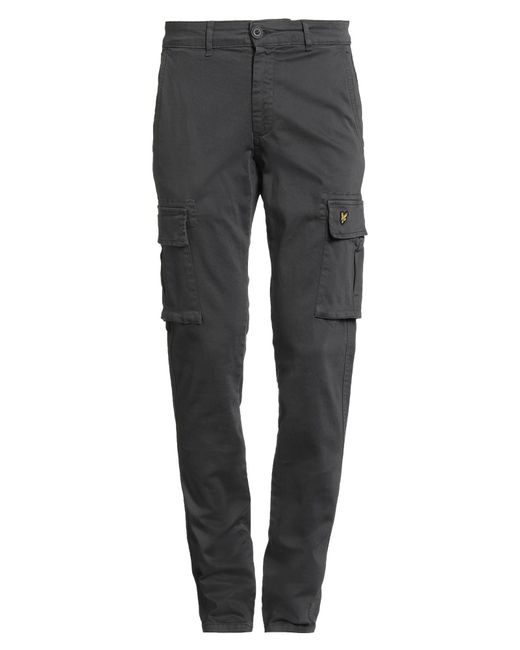 Lyle & Scott Gray Trouser for men