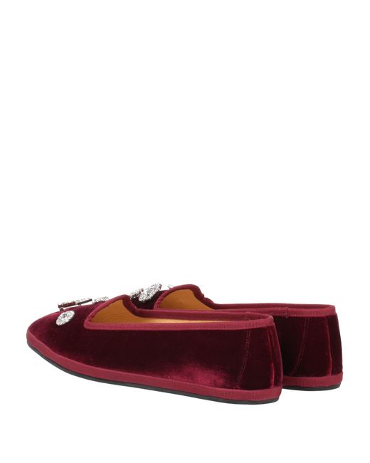 Giannico Red Loafers