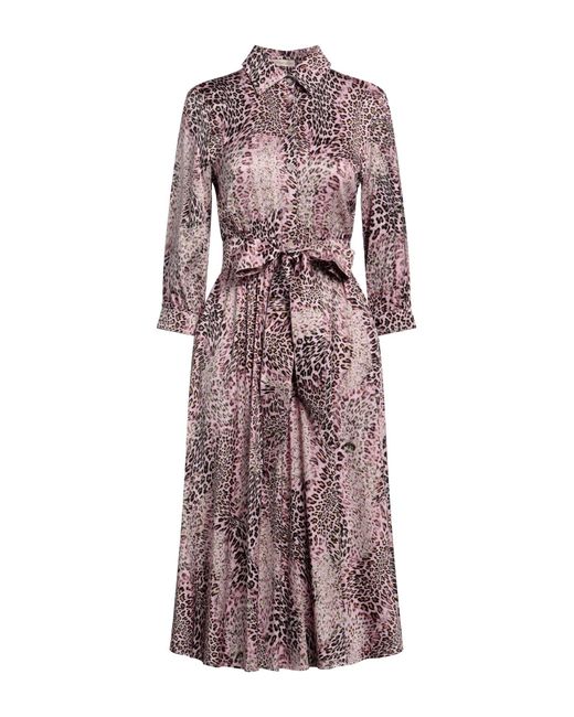 Camicettasnob Purple Midi Dress
