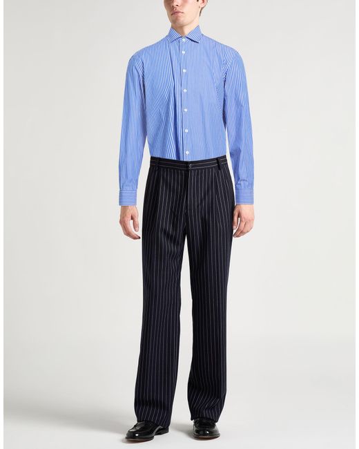 Hackett Blue Shirt Cotton for men