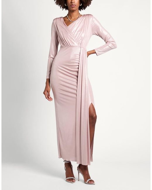 Rinascimento Pink Maxi Dress