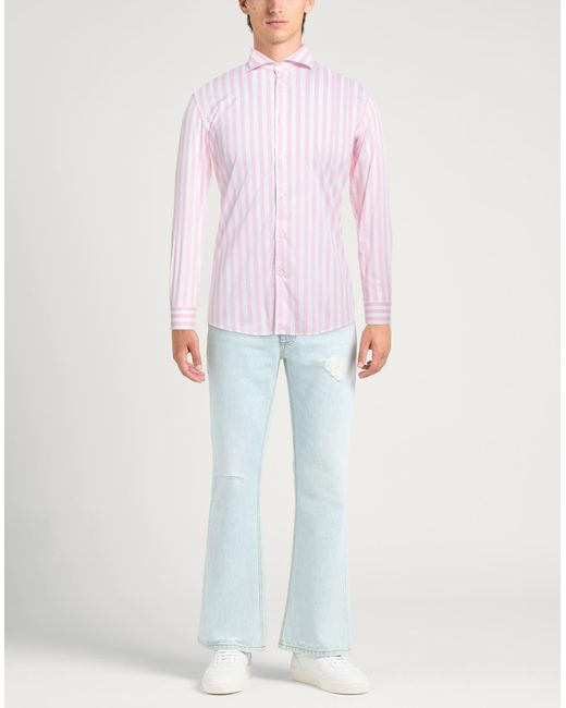 Daniele Alessandrini Pink Shirt for men