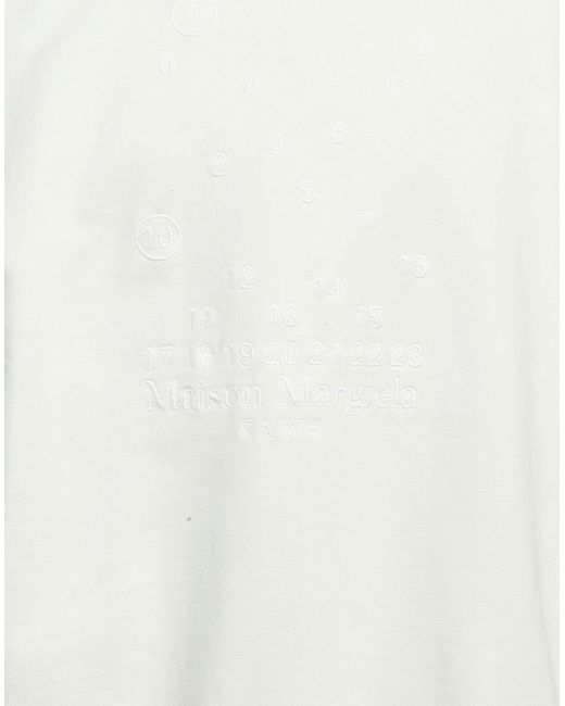 Maison Margiela White Sweatshirt for men