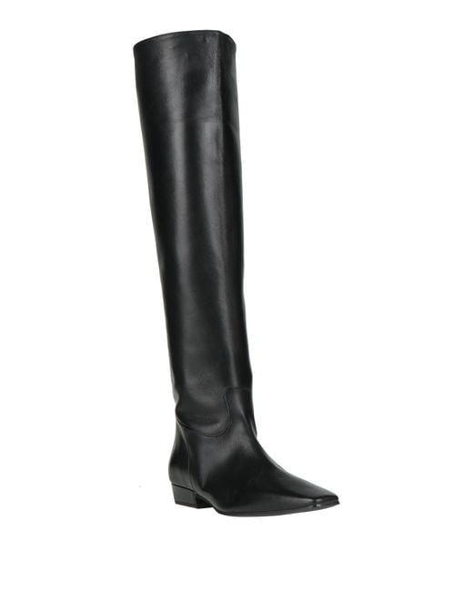J.A.P. JOSE ANTONIO PEREIRA Black Boot Leather