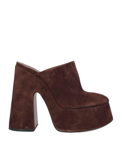 Vic Matié Brown Mules & Clogs