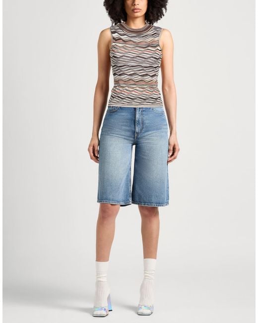 Missoni Gray Top Viscose, Wool, Polyamide, Elastane