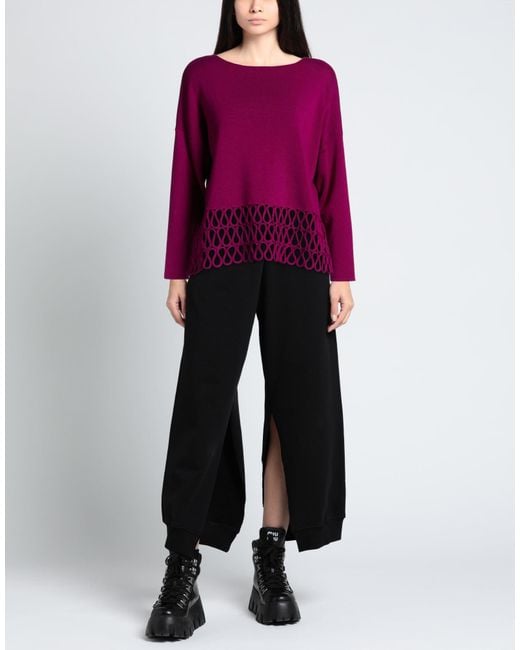 Pierantonio Gaspari Purple Sweater Virgin Wool