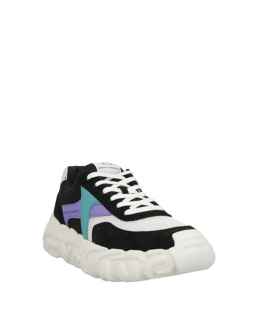 ARMANI EXCHANGE Black Trainers for men