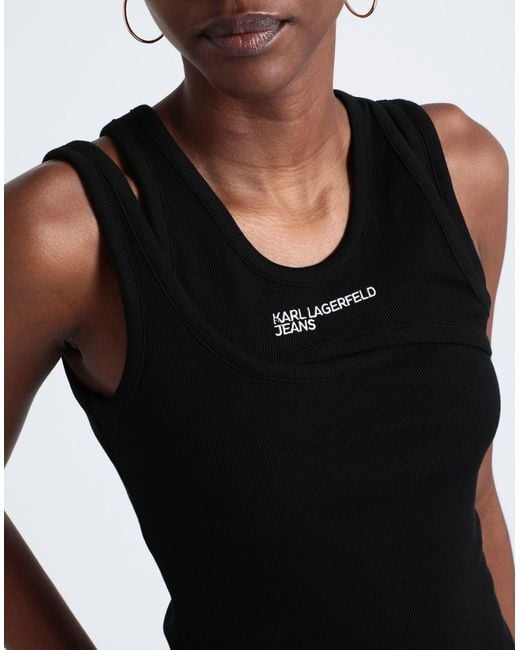 Karl Lagerfeld Black Top